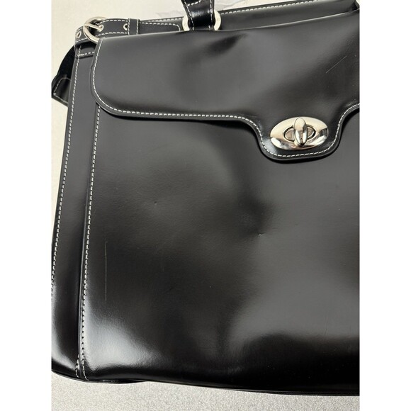 McKlein Winnetka Ladies' Leather 15.4" Laptop Briefcase Bag - Picture 5 of 13